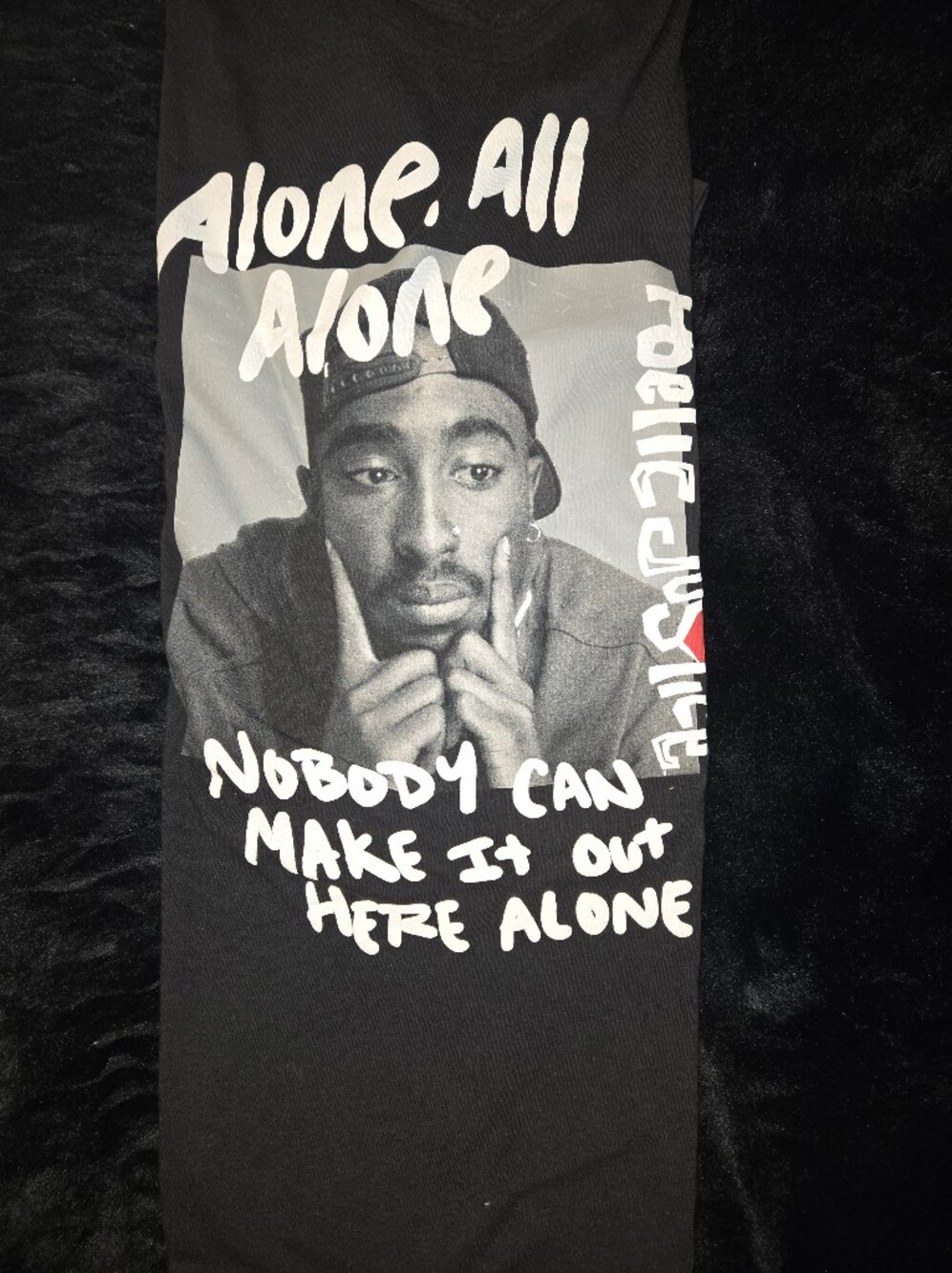 Tupac Shakur Poetic Justice T Shirt 4XL Maya Angelou Quote Black Graphic Tee